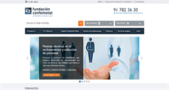 Desktop Screenshot of fundacionconfemetal.com