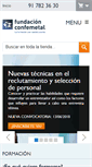 Mobile Screenshot of fundacionconfemetal.com