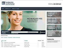 Tablet Screenshot of empleo.fundacionconfemetal.com